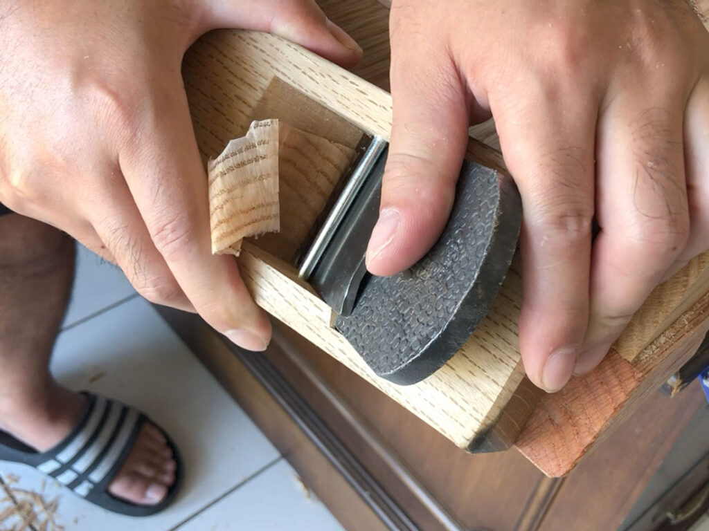 hand plane the end grain