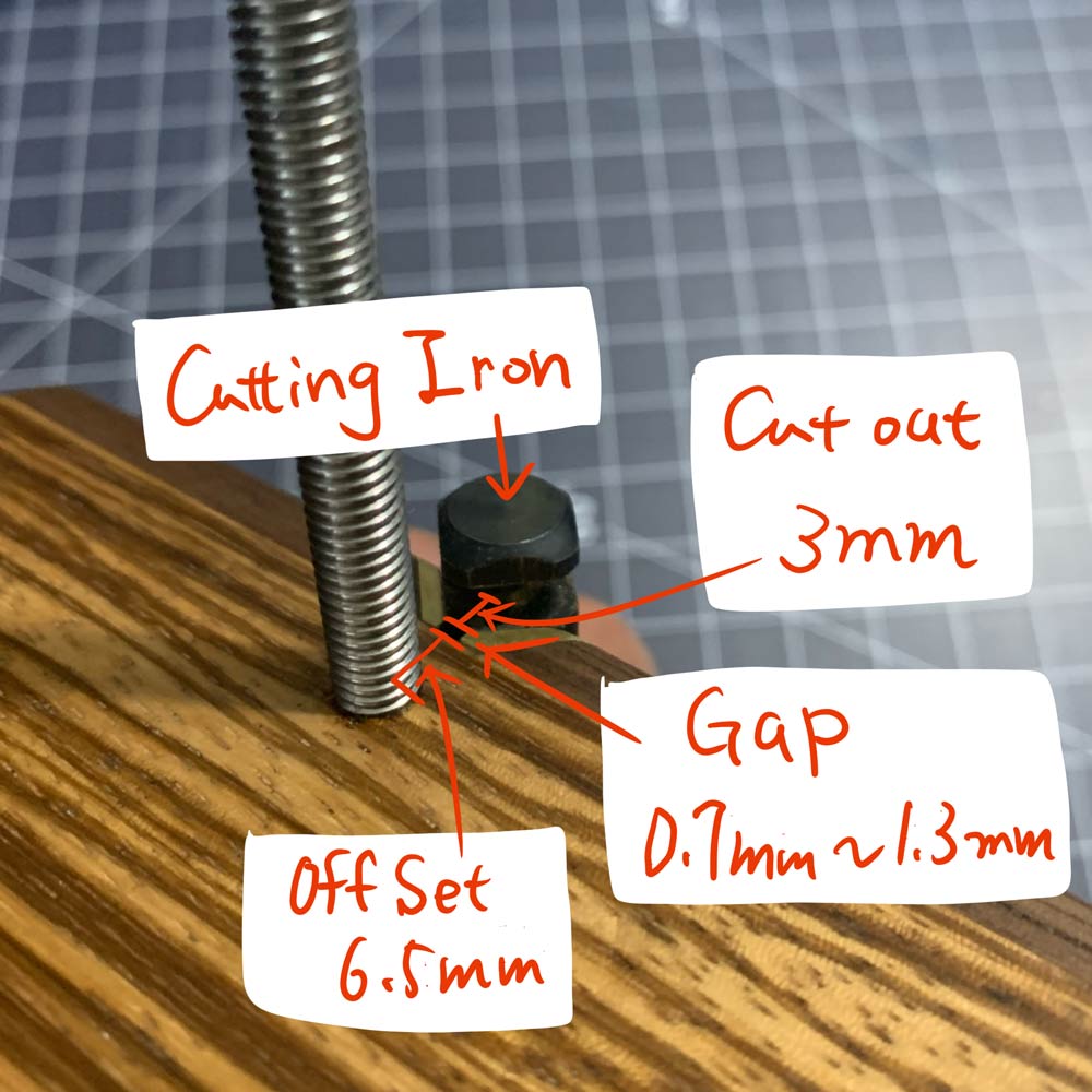 bigger router hole position